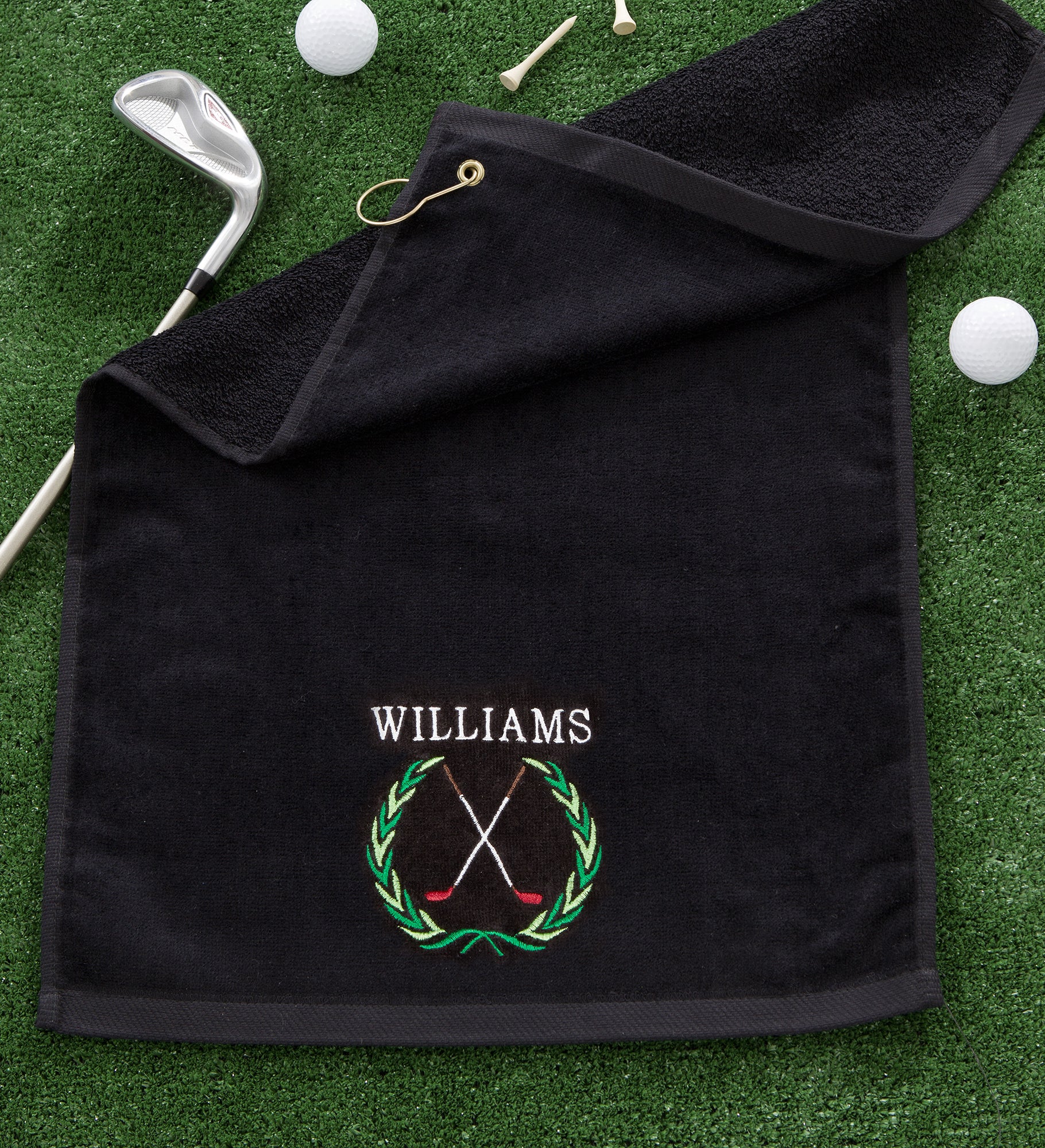 Performance Golf Crest Personalized Golf Towel